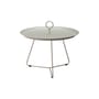 Table basse Eyelet Medium métal beige / Ø 57,5 x H 41 cm - Houe