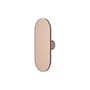 Appendiabiti Ovali metallo vetro rosa / Specchio - L 7 x H 16 cm - AYTM