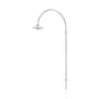 Applique avec prise Hanging Lamp n°2 métal argent / H 180 x L 75 cm - valerie objects