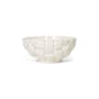 Cesto Plait ceramica bianco / Ciotola per la frutta - Intrecciata a mano / Ø 24 cm - Ferm Living