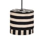 MÖBELZUBEHÖR Linda textil schwarz / Ø 20 x H 21 cm - NOBODINOZ
