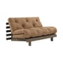 Schlafcouch Roots holz braun / B 140 cm - 3 Positionen / Struktur Braun - KARUP