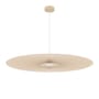 Sospensione Carmen Large tessuto beige / LED - Ø 120 cm - Hartô