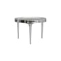 Phantom Low Coffee table metal silver / Ø 50 x H 35 cm - 101 COPENHAGEN