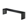 Banc Big Irony métal noir / Maurizio Peregalli, 2001 - L 170 cm - Zeus