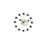 Horloge murale Ball Clock bois noir / By George Nelson, 1948-1960 / Ø 33 cm - Vitra