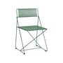 Sedia impilabile X-Line OUTDOOR metallo verde / Riedizione 1977 - Acciaio perforato - Hay