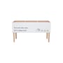Salam Storage wood white / Bookcase - 90 x 30 cm x H 50 cm - Bloomingville