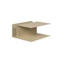 Wandmontierter Nachttisch Lager metall beige / B 35 x T 30 x H 15,5 cm - Ferm Living