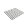 Accessoire  tissu gris / Coussin Soft Quilted - Pour canapé de jardin Palissade Lounge L 139 cm - Hay