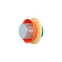 Applique Mina multicolore / Ø 20 cm - Plastique recyclé / Fabriqué en France - Warren & Laetitia