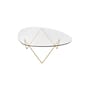 Table basse Pedrera, verre lisse / 106 x 86 cm - Réédition 1955 - Gubi