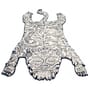 Tappeto Tiger Large tessuto bianco Large / 240 x 125 cm - Moustache