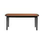 Tavolo rettangolare Equilibre legno nero / 180 x 90 cm - Maison Sarah Lavoine