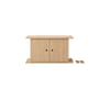  Accessory natural wood / Crate with doors for Shelving System - MOEBE