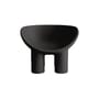 Fauteuil Roly Poly noir / Faye Toogood, 2018 - Driade