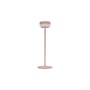 Lampe extérieur sans fil rechargeable Cheerio LED rose / Ø 8 x H 26 cm - Fatboy