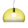 Pendelleuchte FL/Y Small plastikmaterial gelb Größe S / Ø 38 cm - Kartell