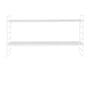North Shelf metal wood white / L 65 x H 35 cm - Metal & MDF - Bloomingville