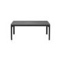 Table basse Net noir / 100 x 60 x H 40 cm - NARDI