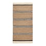Tapis Beach fibre végétale noir beige / 90 x 200 cm - Jonc de mer - House Doctor