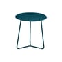 Tavolino d'appoggio Cocotte metallo blu / Ø 34 x H 36 cm - Fermob