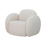 Poltrona imbottita Zanno tessuto bianco - Bloomingville
