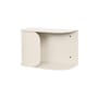 Table de chevet murale Steel métal beige / L 40 cm - NOBODINOZ
