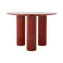 Table ronde Della bois rouge / Ø 110 cm - Bloomingville