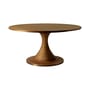 Table ronde Tavolo a Dischi bois marron / Ø 150 cm - Réédition 1963 - Gubi