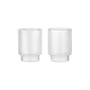 Set de 2 verres isothermes Ripple / Double paroi - 22 cl - Ferm Living