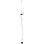 Parentesi Floor lamp metal white / Mains connection - Reissue 1971 - Flos