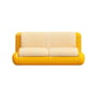 Gartensofa 2-Sitzer T4 OUTDOOR corian gelb / B 162 cm - Fiberglas / Für den Außenbereich - UMA OBJECTS