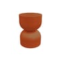 Hocker Piapolo metall orange / Kiste Ablage - Fermob