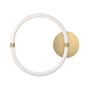 Applique Unseen LED - O plastique blanc / Ø 34 cm - Petite Friture
