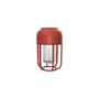 Outdoor-Solarlampe Light N°1 metall rot / LED - Inklusive Induktionsladegerät - Houe