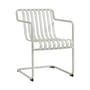 Poltroncina da pranzo Palissade Cantilever metallo grigio / Grande - Hay