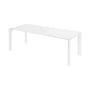 Four Outdoor Rectangular table metal white / 158 x 79 cm - Kartell