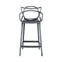 Sedia da bar Masters / H 65 cm - Metallizzato - Kartell