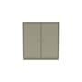Ablage Cover Cabinet holz grau / B 69.6 x T 30 x H 72,6 cm - 2 Türen - MONTANA