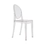 Chaise empilable Victoria Ghost plastique transparent / Polycarbonate 2.0 - Philippe Starck, 2005 - Kartell