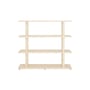 Étagère Coloured Wood Noon bois blanc / L 118 x H 107 cm - NOBODINOZ