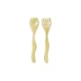 Posate da insalata  materiale plastico verde - HK LIVING
