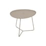 Table basse Cocotte métal gris / L 55 x H 43,5 cm - Plateau amovible - Fermob