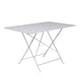Klapptisch Bistro metall weiß / 117 x 77 cm - 6 Personen - Sonnenschirmloch - Fermob