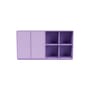 Buffet Pair legno viola / L 139,2 x P 38 x H 72,6 cm - MONTANA