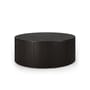 Roller Max Coffee table black natural wood / Box - Ø 80 x H 30 cm / Mahogany - Ethnicraft