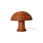Lampada da tavolo Rattan fibre marrone / Ø 34 x H 30 cm - HK LIVING