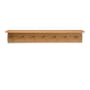 Portemanteau mural Place Large bois naturel / Etagère - L 105 cm - Ferm Living