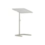 NesTable End table plastic material grey / Laptop table - Tilting top - Vitra